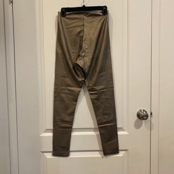 Commando Faux Leather Leggings in Color Gold - Picture 6 of 6